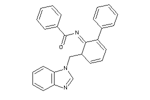 N-[6-(benzimidazol-1-ylmethyl)-2-phenyl-cyclohexa-2,4-dien-1-ylidene]benzamide