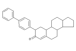 Image of 2-(4-phenylphenyl)-1,2,6,7,8,9,10,11,12,13,14,15,16,17-tetradecahydrocyclopenta[a]phenanthren-3-one