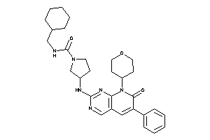 N-(cyclohexylmethyl)-3-[(7-keto-6-phenyl-8-tetrahydropyran-4-yl-pyrido[2,3-d]pyrimidin-2-yl)amino]pyrrolidine-1-carboxamide