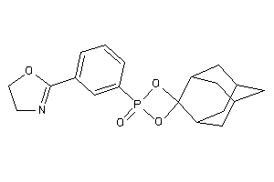 Image of 1-[3-(2-oxazolin-2-yl)phenyl]spiro[2,4-dioxa-1$l^{5}-phosphacyclobutane-3,2'-adamantane] 1-oxide