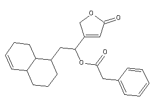 Image of 2-phenylacetic Acid [2-(1,2,3,4,4a,7,8,8a-octahydronaphthalen-1-yl)-1-(5-keto-2H-furan-3-yl)ethyl] Ester