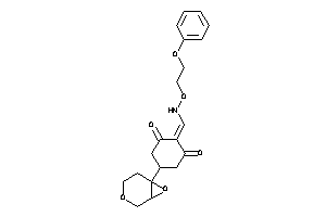 Image of 5-(4,7-dioxabicyclo[4.1.0]heptan-1-yl)-2-[(2-phenoxyethoxyamino)methylene]cyclohexane-1,3-quinone
