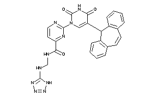 Image of 2-(2,4-diketo-5-BLAHyl-pyrimidin-1-yl)-N-[(1H-tetrazol-5-ylamino)methyl]pyrimidine-4-carboxamide