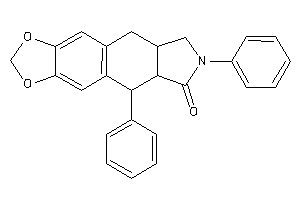 5,7-diphenyl-5a,8,8a,9-tetrahydro-5H-[1,3]benzodioxolo[6,5-f]isoindol-6-one