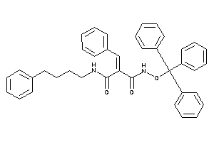 Image of 2-benzal-N-(4-phenylbutyl)-N'-trityloxy-malonamide