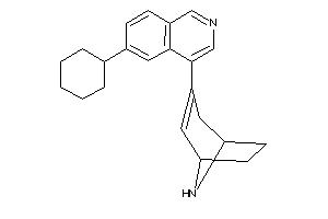 4-(8-azabicyclo[3.2.1]oct-2-en-3-yl)-6-cyclohexyl-isoquinoline