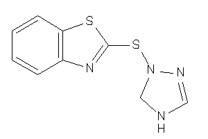 Image of 2-(3,4-dihydro-1,2,4-triazol-2-ylthio)-1,3-benzothiazole