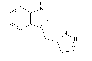 2-(1H-indol-3-ylmethyl)-1,3,4-thiadiazole
