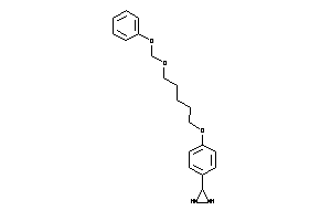 3-[4-[5-(phenoxymethoxy)pentoxy]phenyl]diaziridine
