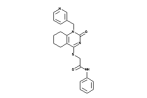 2-[[2-keto-1-(3-pyridylmethyl)-5,6,7,8-tetrahydroquinazolin-4-yl]thio]-N-phenyl-acetamide