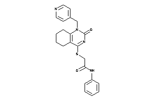 2-[[2-keto-1-(4-pyridylmethyl)-5,6,7,8-tetrahydroquinazolin-4-yl]thio]-N-phenyl-acetamide