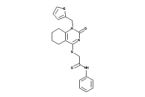 Image of 2-[[2-keto-1-(2-thenyl)-5,6,7,8-tetrahydroquinazolin-4-yl]thio]-N-phenyl-acetamide