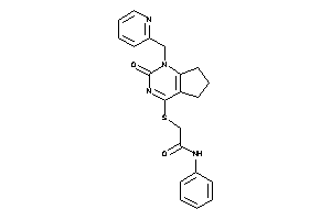 Image of 2-[[2-keto-1-(2-pyridylmethyl)-6,7-dihydro-5H-cyclopenta[d]pyrimidin-4-yl]thio]-N-phenyl-acetamide