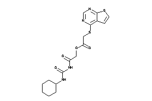 2-(thieno[2,3-d]pyrimidin-4-ylthio)acetic Acid [2-(cyclohexylcarbamoylamino)-2-keto-ethyl] Ester