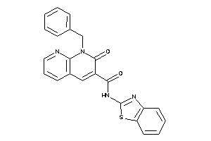 N-(1,3-benzothiazol-2-yl)-1-benzyl-2-keto-1,8-naphthyridine-3-carboxamide