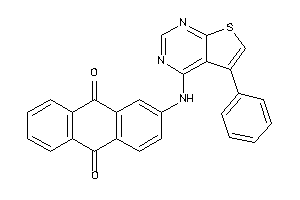 2-[(5-phenylthieno[2,3-d]pyrimidin-4-yl)amino]-9,10-anthraquinone