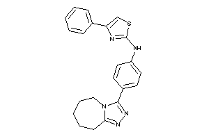 (4-phenylthiazol-2-yl)-[4-(6,7,8,9-tetrahydro-5H-[1,2,4]triazolo[4,3-a]azepin-3-yl)phenyl]amine