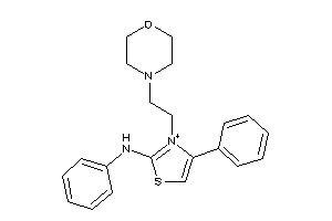 [3-(2-morpholinoethyl)-4-phenyl-thiazol-3-ium-2-yl]-phenyl-amine