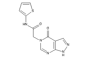 2-(4-keto-1H-pyrazolo[3,4-d]pyrimidin-5-yl)-N-(2-thienyl)acetamide