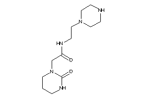 2-(2-ketohexahydropyrimidin-1-yl)-N-(2-piperazinoethyl)acetamide