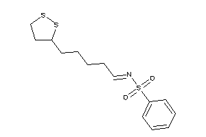 N-[5-(dithiolan-3-yl)pentylidene]benzenesulfonamide