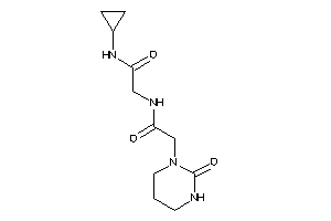 Image of N-cyclopropyl-2-[[2-(2-ketohexahydropyrimidin-1-yl)acetyl]amino]acetamide