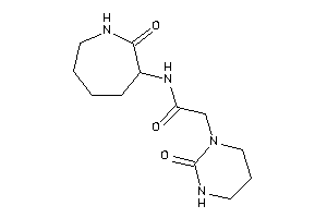 N-(2-ketoazepan-3-yl)-2-(2-ketohexahydropyrimidin-1-yl)acetamide