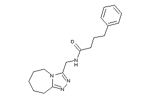 Image of 4-phenyl-N-(6,7,8,9-tetrahydro-5H-[1,2,4]triazolo[4,3-a]azepin-3-ylmethyl)butyramide