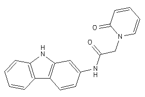 N-(9H-carbazol-2-yl)-2-(2-keto-1-pyridyl)acetamide