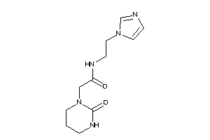 N-(2-imidazol-1-ylethyl)-2-(2-ketohexahydropyrimidin-1-yl)acetamide
