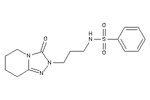 N-[3-(3-keto-5,6,7,8-tetrahydro-[1,2,4]triazolo[4,3-a]pyridin-2-yl)propyl]benzenesulfonamide