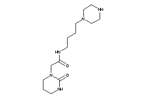 2-(2-ketohexahydropyrimidin-1-yl)-N-(4-piperazinobutyl)acetamide