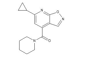 (6-cyclopropylisoxazolo[5,4-b]pyridin-4-yl)-piperidino-methanone