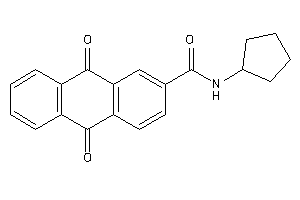 Image of N-cyclopentyl-9,10-diketo-anthracene-2-carboxamide