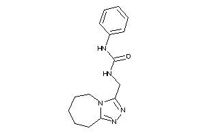 Image of 1-phenyl-3-(6,7,8,9-tetrahydro-5H-[1,2,4]triazolo[4,3-a]azepin-3-ylmethyl)urea