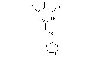 Image of 6-[(1,3,4-thiadiazol-2-ylthio)methyl]uracil