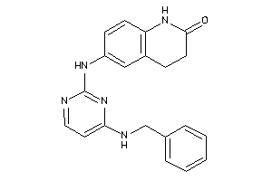 6-[[4-(benzylamino)pyrimidin-2-yl]amino]-3,4-dihydrocarbostyril