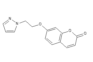 Image of 7-(2-pyrazol-1-ylethoxy)coumarin