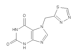 Image of 7-(1,3,4-thiadiazol-2-ylmethyl)xanthine