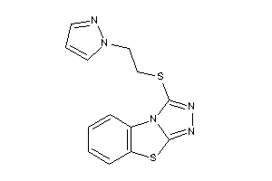 1-(2-pyrazol-1-ylethylthio)-[1,2,4]triazolo[3,4-b][1,3]benzothiazole