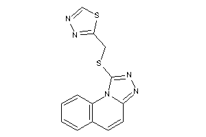 2-[([1,2,4]triazolo[4,3-a]quinolin-1-ylthio)methyl]-1,3,4-thiadiazole