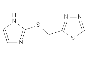 2-[(1H-imidazol-2-ylthio)methyl]-1,3,4-thiadiazole