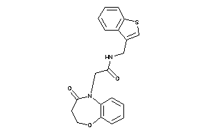 N-(benzothiophen-3-ylmethyl)-2-(4-keto-2,3-dihydro-1,5-benzoxazepin-5-yl)acetamide