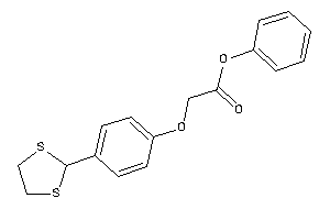 Image of 2-[4-(1,3-dithiolan-2-yl)phenoxy]acetic Acid Phenyl Ester