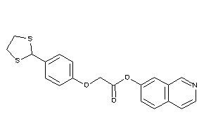 Image of 2-[4-(1,3-dithiolan-2-yl)phenoxy]acetic Acid 7-isoquinolyl Ester