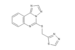 2-[([1,2,4]triazolo[1,5-c]quinazolin-5-ylthio)methyl]-1,3,4-thiadiazole