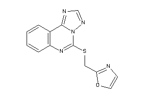 2-[([1,2,4]triazolo[1,5-c]quinazolin-5-ylthio)methyl]oxazole