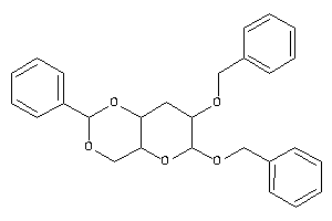 Image of 6,7-dibenzoxy-2-phenyl-4,4a,6,7,8,8a-hexahydropyrano[3,2-d][1,3]dioxine