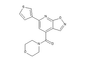 Morpholino-[6-(3-thienyl)isoxazolo[5,4-b]pyridin-4-yl]methanone
