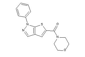 Morpholino-(1-phenylthieno[2,3-c]pyrazol-5-yl)methanone